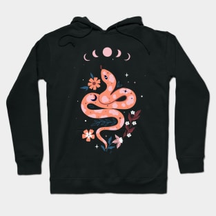 Floral Snake Hoodie